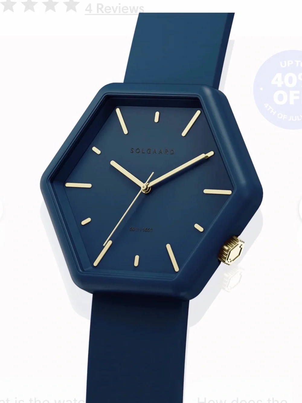 SOLGAARD Shoreline Watch 2024 Edition Atlantic Navy with Gold Accents
